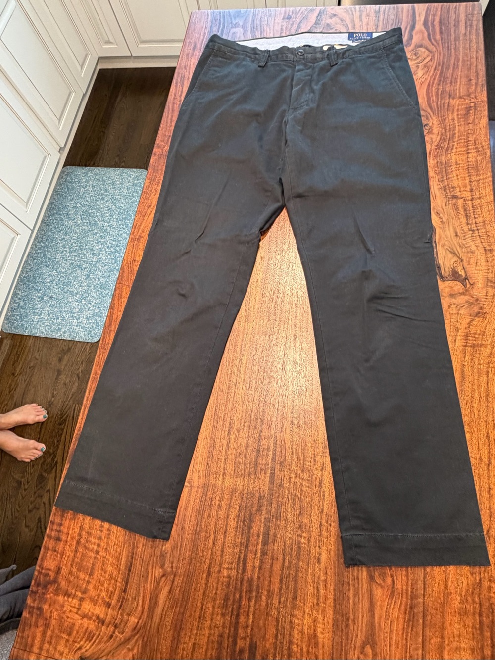Polo by Ralph Lauren Black Men's Straight Chino Pants